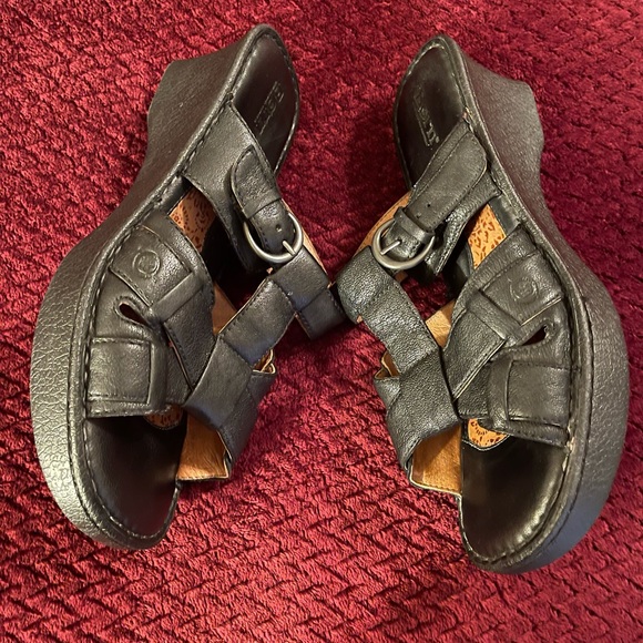 ☑️Børn Leather Sandals - Size 11- 43 EU - Picture 4 of 10